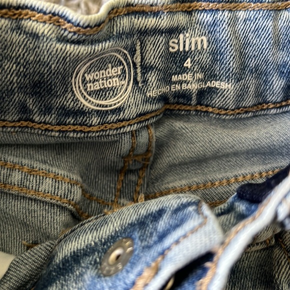Little boy’s wonder nation light denim jeans - Picture 4 of 5
